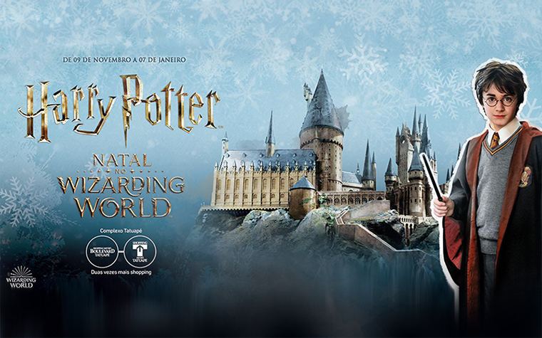 Complexo Tatuapé tem decoração de natal inspirada em Harry Potter Complexo Tatuapé tem decoração de natal inspirada em Harry Potter